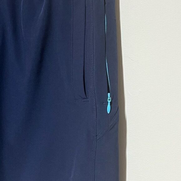 New Birddog Gym Shorts With liner Navy Teal Mens L - Picture 7 of 7